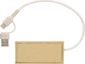 Aluminium and recycled paper USB hub - Image 4