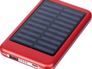 Aluminium solar power bank (4000 mAh)