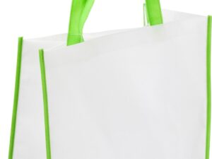 Bag with coloured trim
