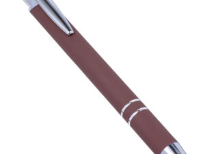 Ballpen with rubber finish