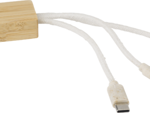 Bamboo USB charger - Image 4