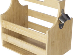 Bamboo bottle holder