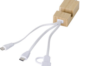 Bamboo charger and keyring