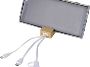 Bamboo charger and keyring - Image 3
