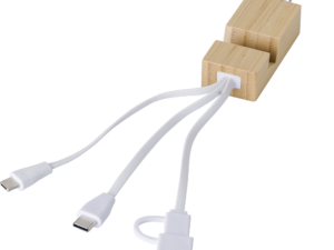 Bamboo charger and keyring - Image 4