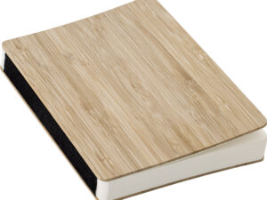 Bamboo covered notebook