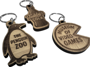 Bamboo keyring (Bespoke shape) - Image 4