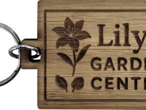 Bamboo keyring (Rectangle - Short)
