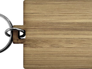 Bamboo keyring (Rectangle - Short) - Image 3