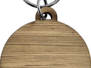 Bamboo keyring (Round) - Image 3