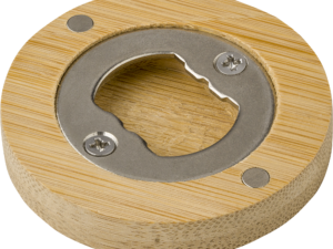 Bamboo magnet with bottle opener - Image 3