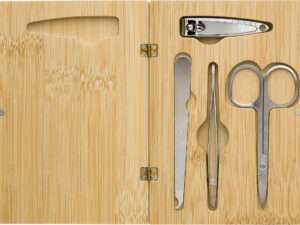 Bamboo manicure set