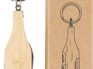 Bamboo multi tool keychain - Image 4