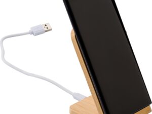 Bamboo phone holder