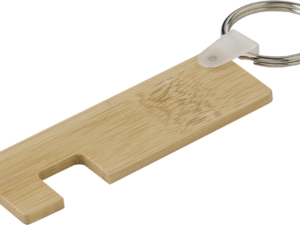 Bamboo phone holder keyring - Image 5