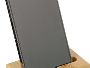 Bamboo phone stand