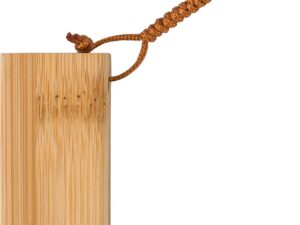 Bamboo phone stand keyring - Image 5