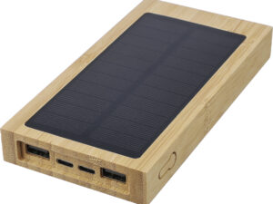 Bamboo solar power bank (10000 mAh)