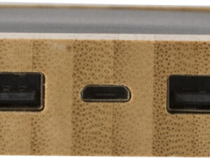 Bamboo solar power bank. (8000 mAh) - Image 3