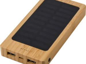 Bamboo solar power bank. (8000 mAh) - Image 5