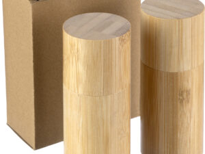 Bamboo spice mill set (2pc) - Image 4