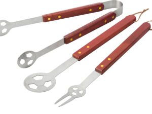 Barbecue set apron, Football - Image 4