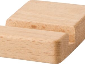 Beech wood phone holder