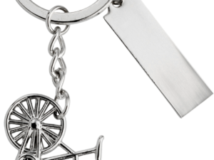 Bike nickel plated keyring - Image 3