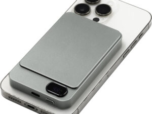 BrandCharger recycled aluminium wireless power bank (5,000 mAh)