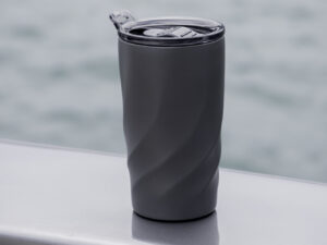 BrandCharger recycled ceramic coated travel mug (400ml) - Image 3