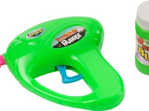 Bubble gun with fluid