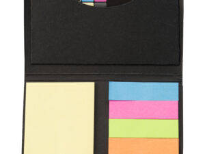Card case with sticky tabs