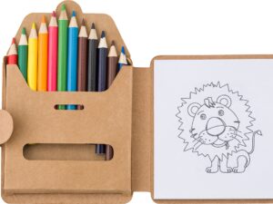 Cardboard colouring set