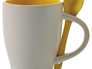 Coffee mug with spoon (300ml)