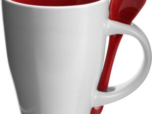 Coffee mug with spoon (300ml) - Image 3