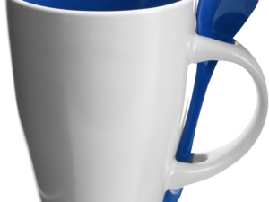 Coffee mug with spoon (300ml) - Image 5