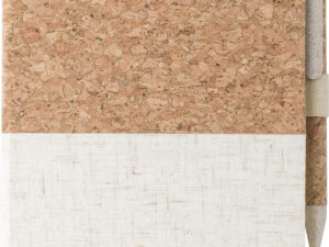 Cork and linen notebook (approx. A5)