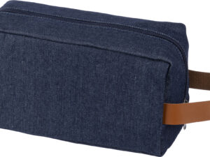 Denim cosmetic bag