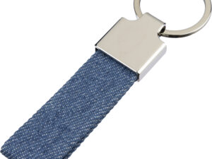 Denim keyring