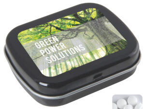Flat hinged tin with dextrose mints - Image 3