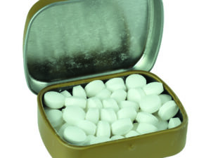 Flat hinged tin with dextrose mints - Image 5