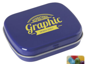 Flat hinged tin with jelly beans - Image 5
