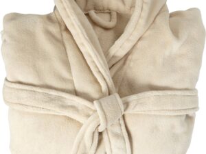 Fleece bathrobe