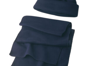 Fleece beanie and scarf
