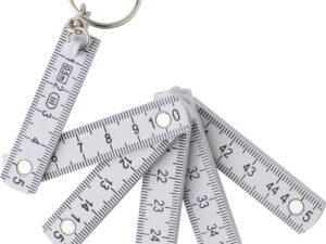 Folding ruler keyring
