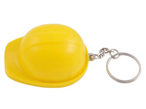 Hard hat bottle opener and keyring