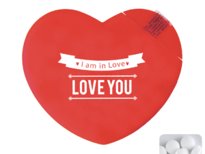 Heart mint card with sugar free mints - Image 3