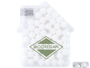 House mint card with sugar free mints