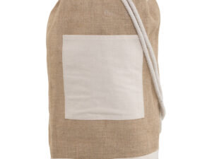 Jute duffel bag