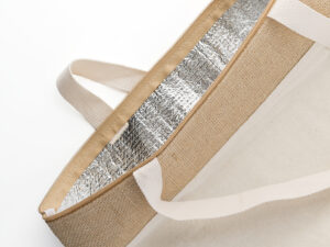 Jute shopper cool bag. (220gsm/6.49oz) - Image 3
